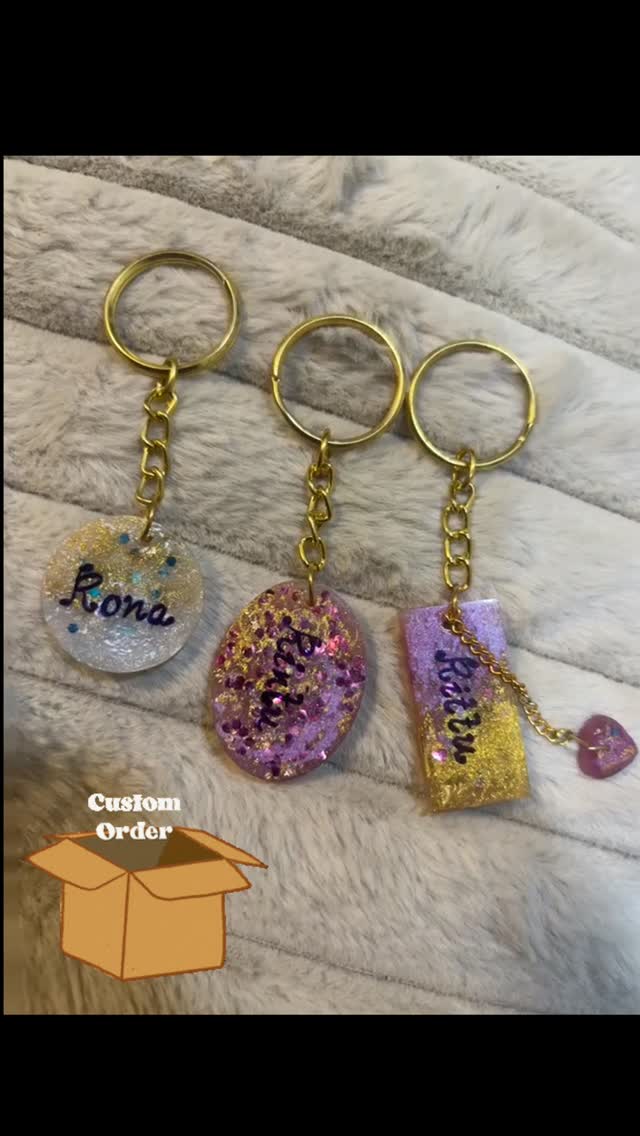 Customizable Resin Keychain
