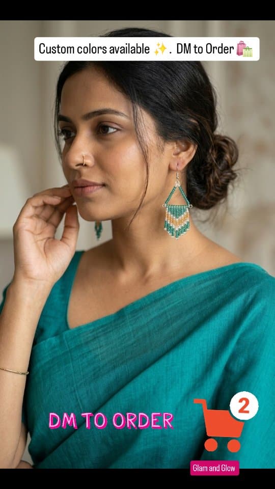 Beaded Fringe Earrings Collection
